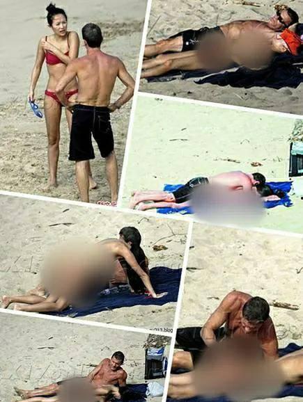 男明星海滩照片,男明星海滩写真集